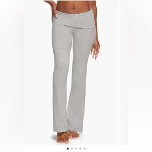Skims Stretch Cotton jersey foldover pants